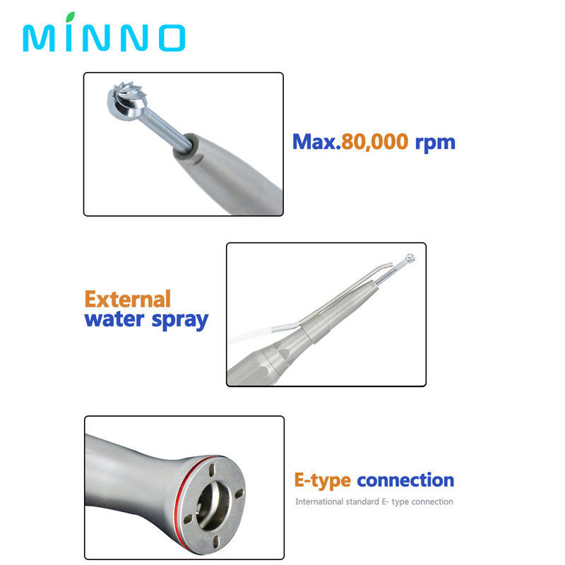 SS Mặt trái góc phẫu thuật tay 0.3Mpa-0.4Mpa E loại tay