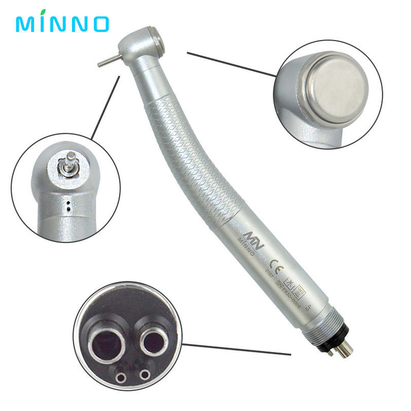 4 lỗ nha khoa tốc độ cao tay không có ánh sáng nhấn nút loại