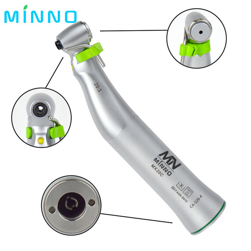 Mặt trái góc đầu cho nha khoa 20:1 Mặt trái góc tốc độ thấp Handpiece giảm cấy ghép phẫu thuật S-Max SG20 Rotor hộp mực