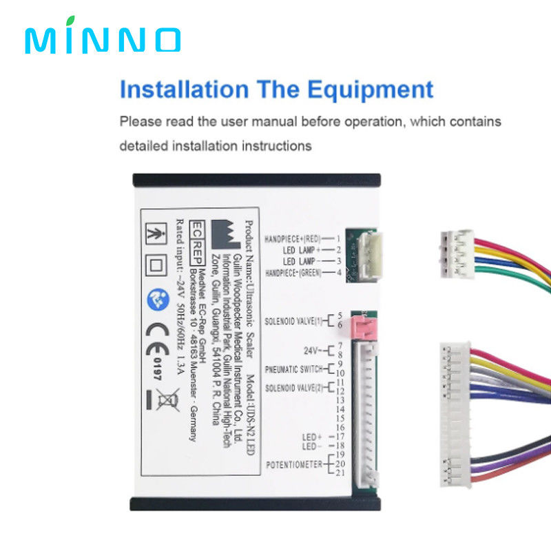 0.01MPa đến 0.5MPa Máy lọc răng siêu âm LED