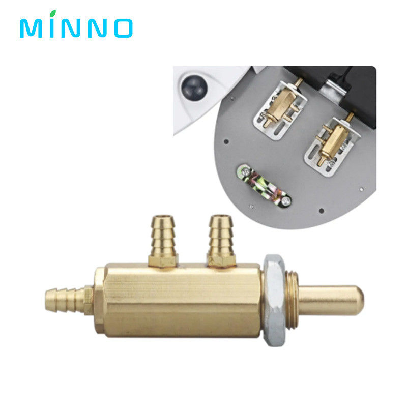 4 lỗ răng bàn chân điều khiển van ghế đơn vị tiêu chuẩn bàn chân tròn bàn đạp chuyển đổi ghế nha khoa đơn vị phụ tùng