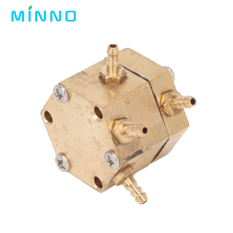 Máy điều chỉnh van nước nha khoa Hexagonal Dễ cài đặt van áp suất nước nha khoa Đồng cao độ thông qua vững chắc