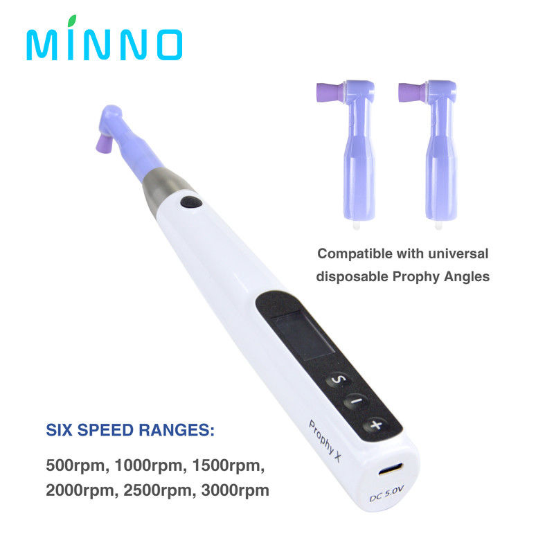 Máy đánh bóng răng không dây Máy điện không dây với góc Prophy Máy dụng cụ nha khoa