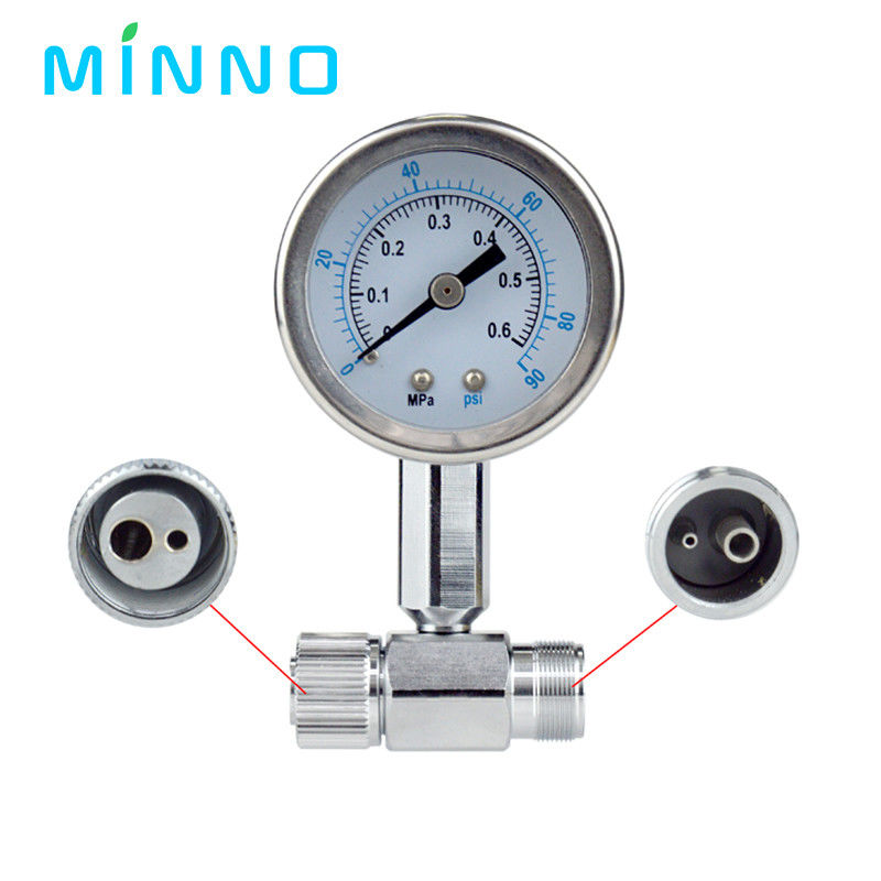 Máy đo áp suất của tuabin nha khoa cho tốc độ cao và thấp Máy đo áp suất tay