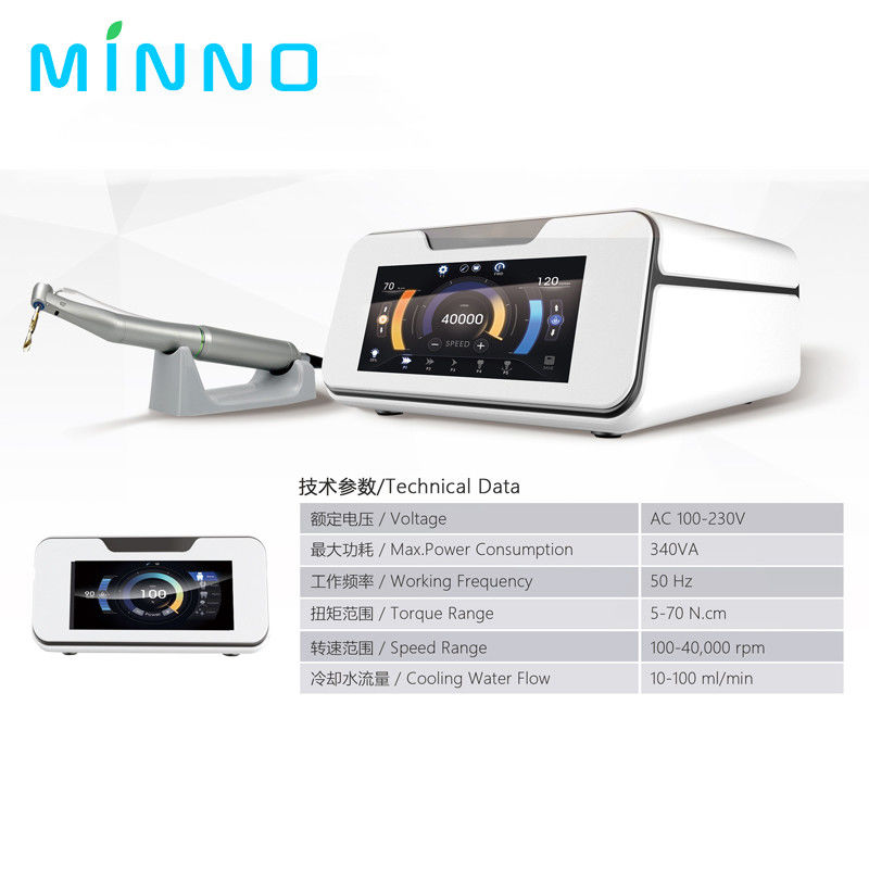 Động cơ cấy ghép răng Full Touch Screen With 20:1 Fiber Angle Piezo Surgey Equipment Cấy ghép máy
