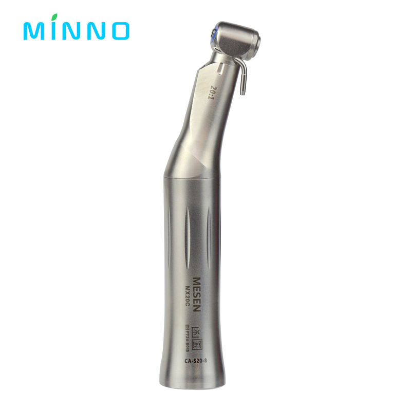 20/1 Ứng dụng cấy ghép Động cơ góc chống nước ngoài phun nước tốc độ thấp tay không có LED khoan dụng cụ nha khoa