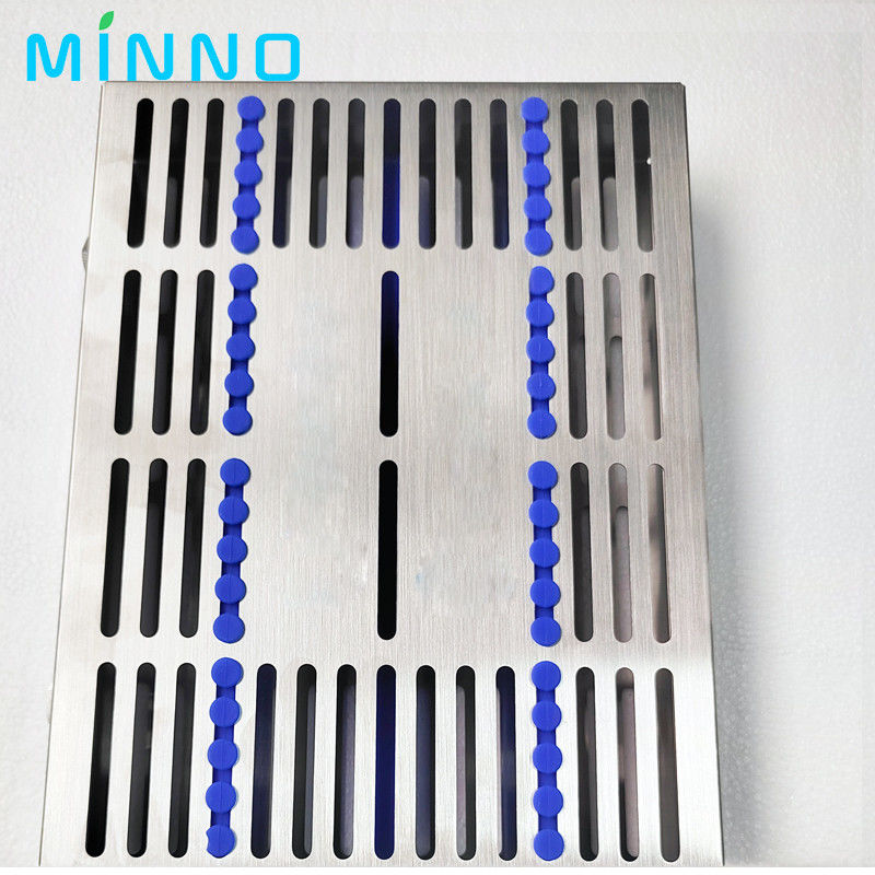 Dental Sterilization Rack Bổ thuật Autoclavable Sterilization Box Denspay Rustless Dental Cassette File Burs Khử trùng