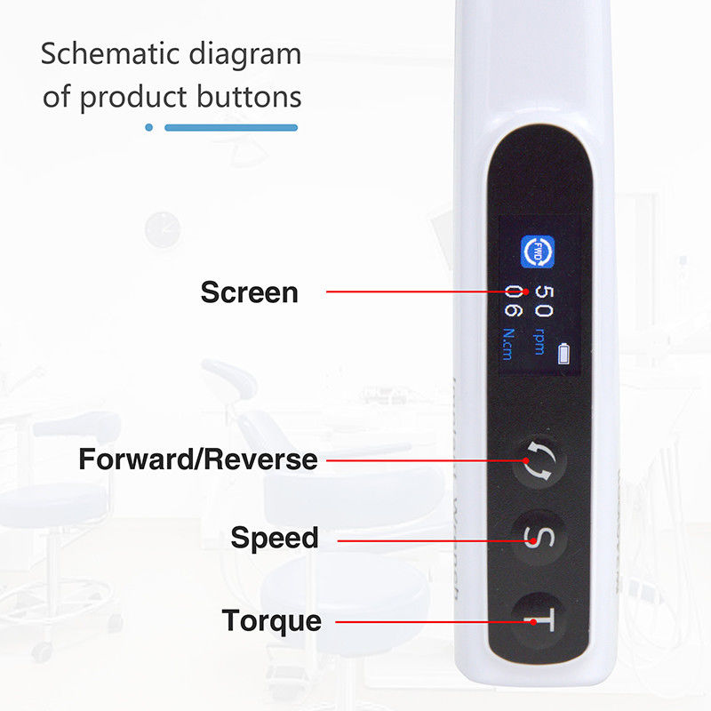 Dental Cordless 360 ° Rotating Mini Torque Wrench từ BetterWay Motor X cho Endodontic Implant Abutment