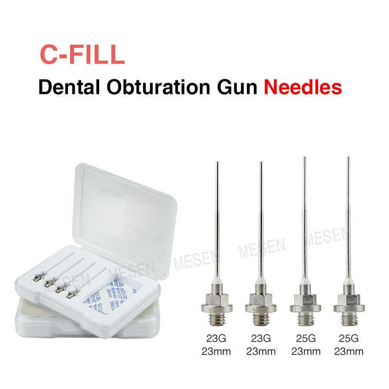 C-FILL răng nhét súng kim nhét súng mũi 4 bộ chất lượng cao răng không dây Gutta Percha nhét súng và bút sử dụng kim