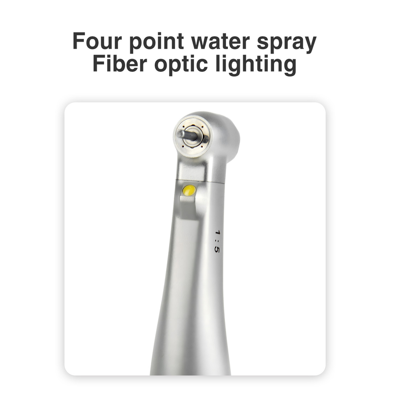 CA-G5 1:5 Tăng góc ngược LED tự sáng; Fiber Optic Contra Angle